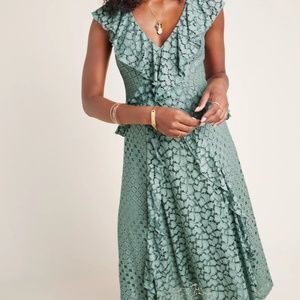 1DAYSALENWT ANTHROPOLOGIE ANTOINETTE MIDI  DRESS